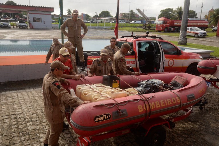 PB envia bombeiros e equipamentos para auxiliar no resgate, salvamento e ação humanitária às vítimas das enchentes no RS