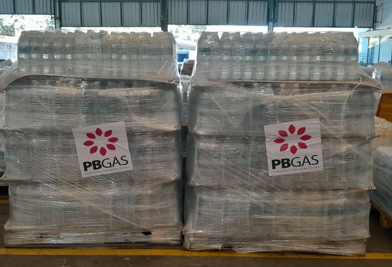 PBGás realiza doação de água, alimentos e agasalhos para desabrigados no RS
