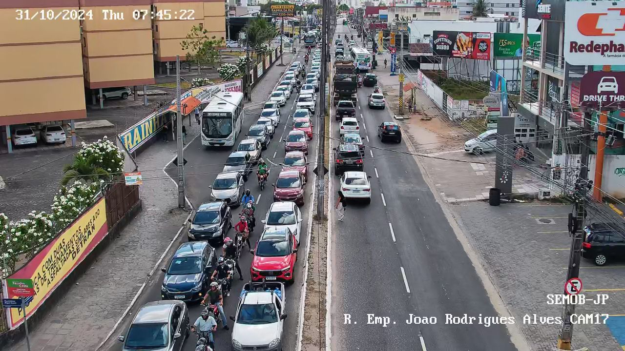 trânsito em joão pessoa