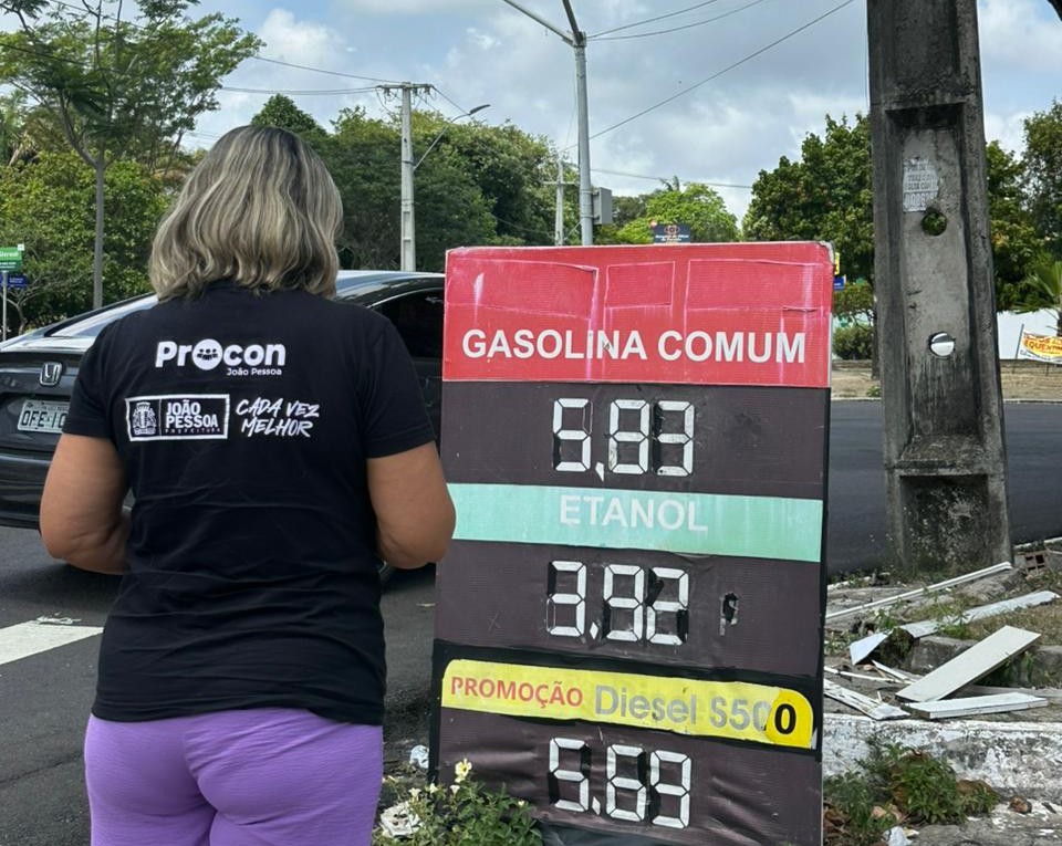 Procon-JP notifica postos de combustíveis para justificarem aumento de preço da gasolina