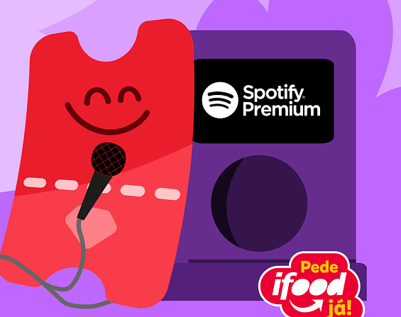 iFood e Spotify firmam parceria inédita com vantagem para clientes do Clube iFood