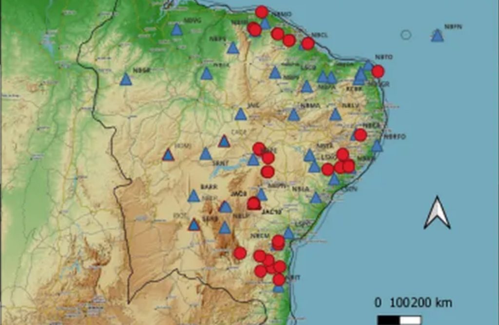 Nordeste registra 14 tremores de terra em janeiro