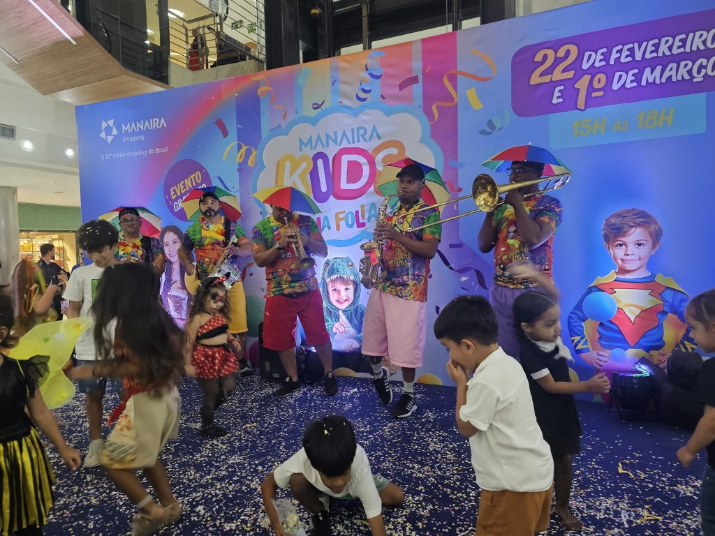 Manaira Kids na Folia segue com mais diversão neste sábado