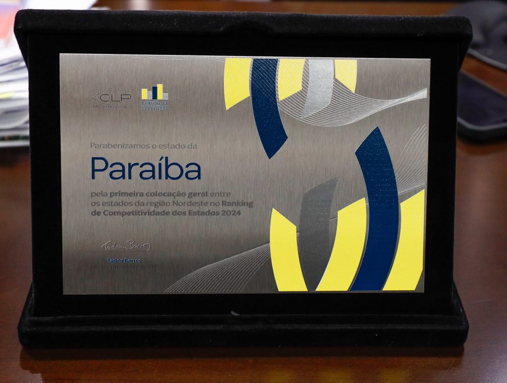 Paraíba é reconhecida pelo CLP como o estado mais competitivo do Nordeste