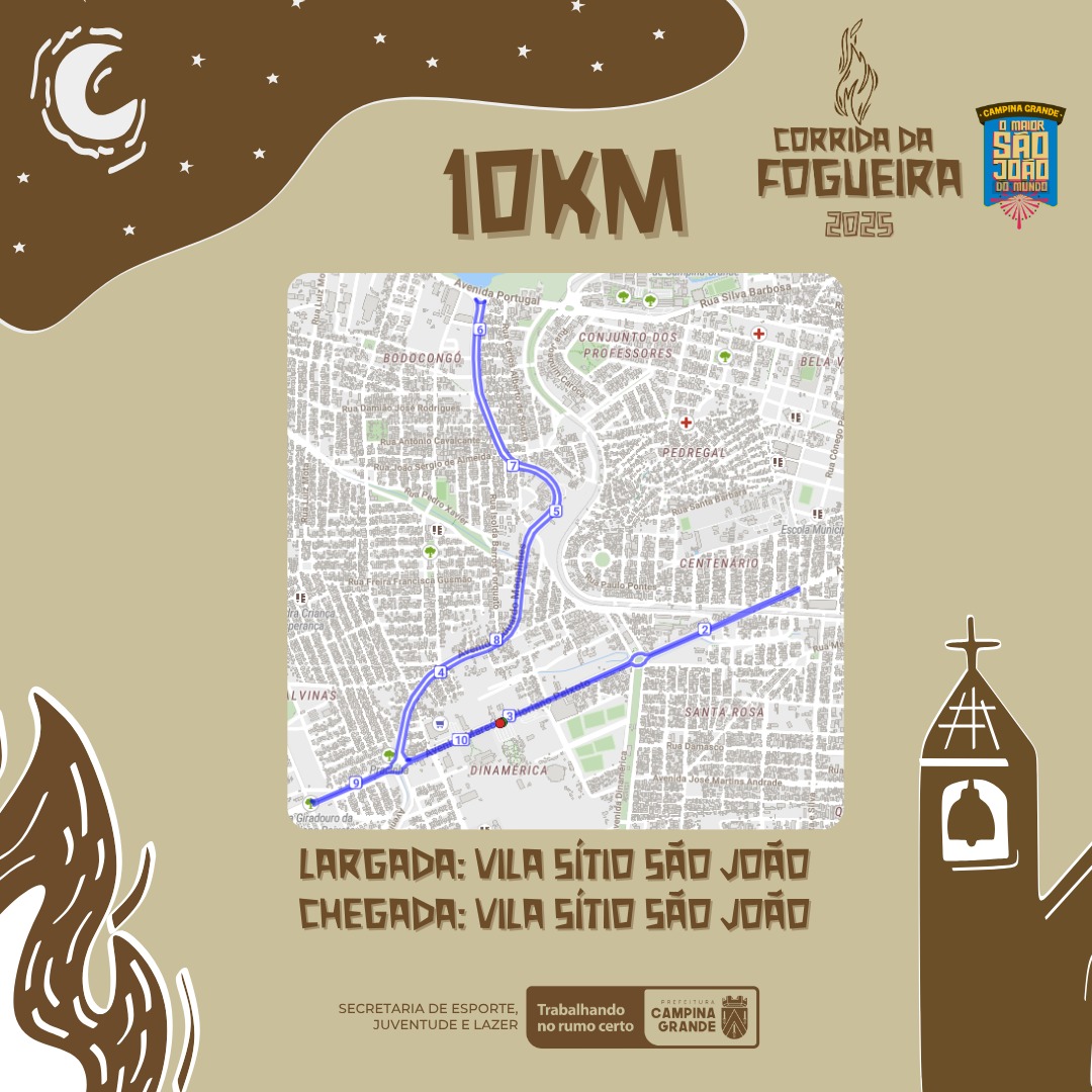 corrida da fogueira