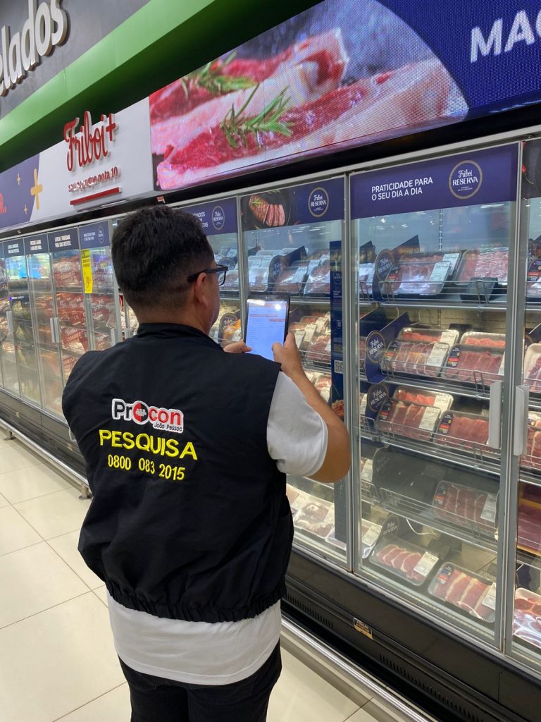 Pesquisa do Procon-JP para preços de carnes registra diferença de R$ 45,00 na fraldinha 