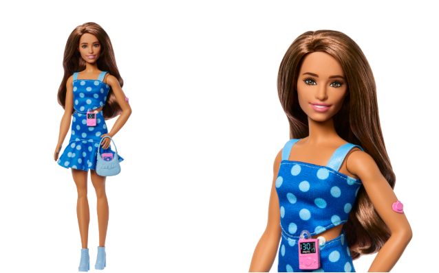 Barbie lança primeira boneca com diabetes tipo 1 em linha inclusiva