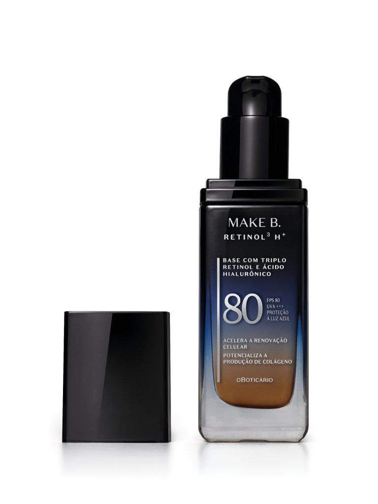 O Boticário apresenta Make B. Retinol H+, primeira base do Brasil com triplo retinol**