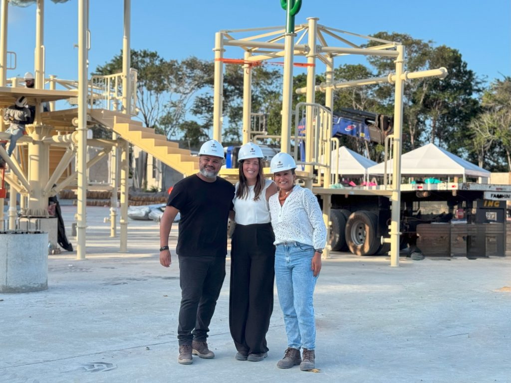 CEO do Grupo Airy visita obras do Acquaí Park e reforça compromisso com turismo na PB
