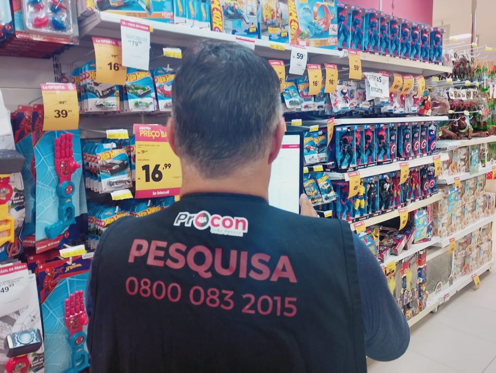 Procon-JP faz pesquisa comparativa de preços para brinquedos e diferença se mantém em mais de R$ 377