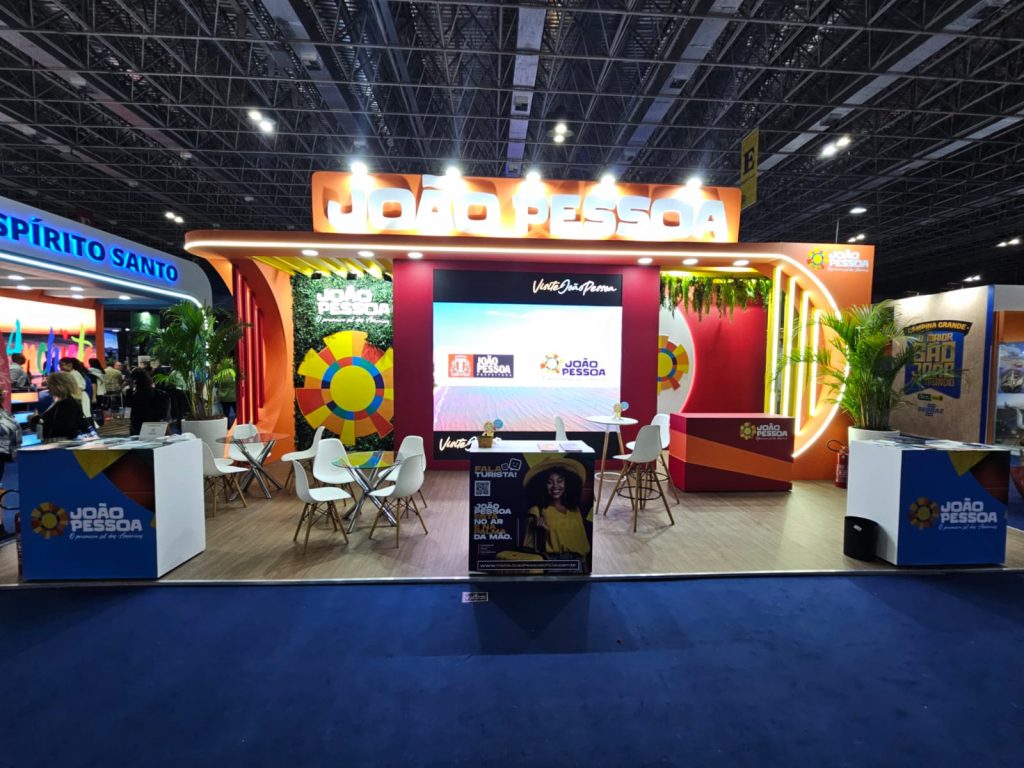 João Pessoa promove destino na Abav Expo com gastronomia e aumento de 26% nos voos da Gol