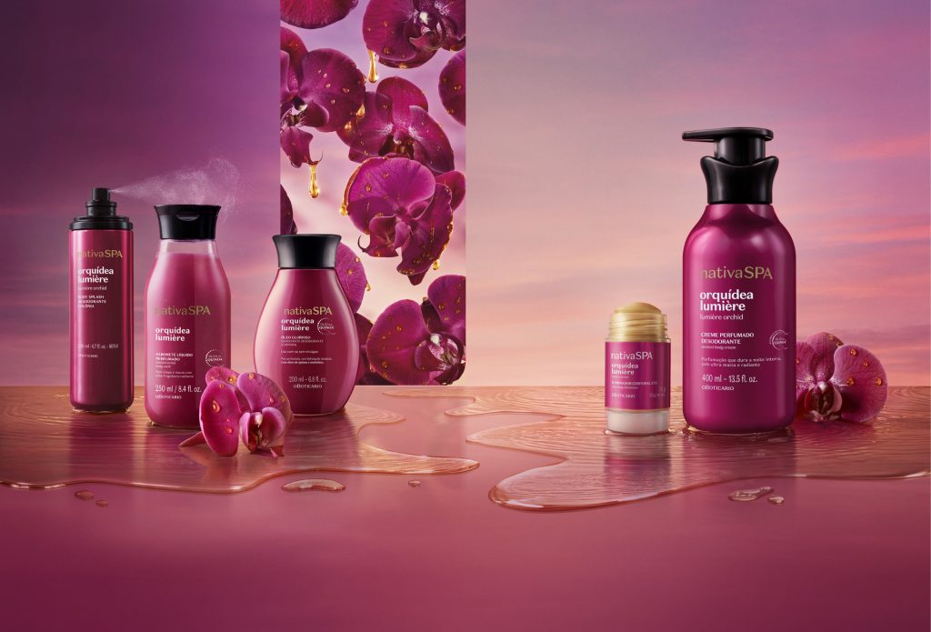 O Boticário lança Nativa SPA Orquídea Lumière com iluminador corporal de até 10 horas¹