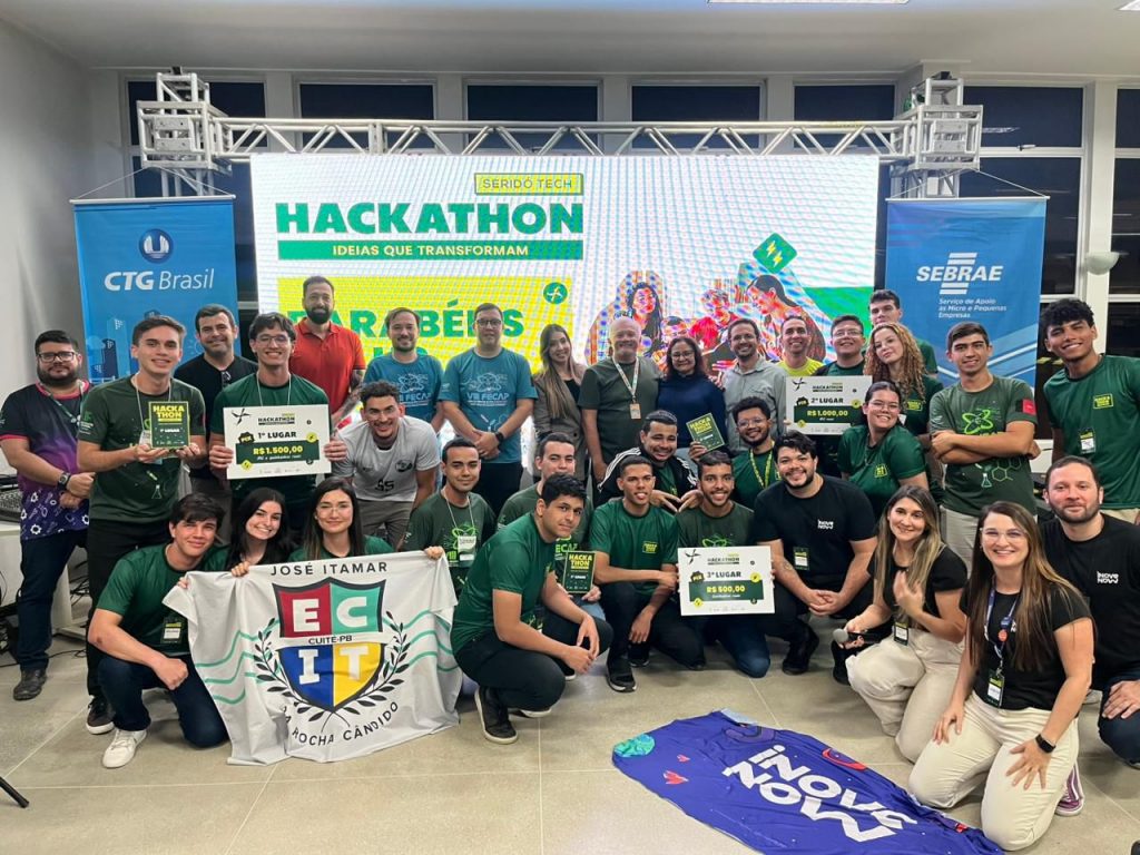 Sebrae premia estudantes em desafio no 1º Hakathon Seridó Tech