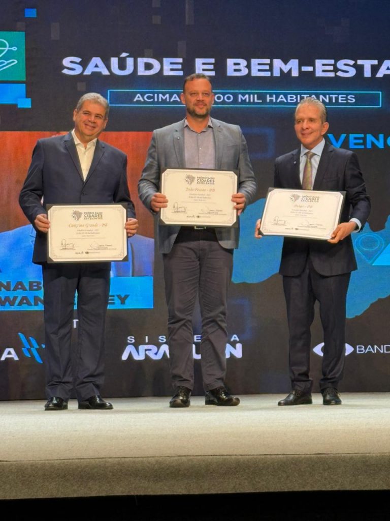 JP vence etapa estadual do Prêmio Band Cidades Excelentes em três categorias