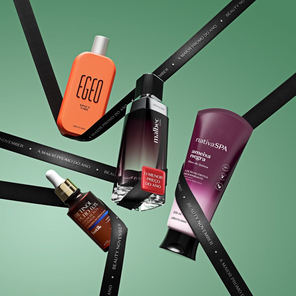 Boticário lança Beauty November com descontos de até 70% e Central de Carrinhos Abandonados