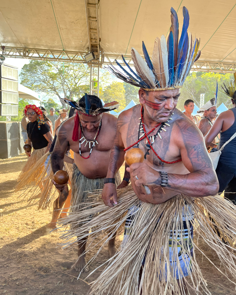 Caciques Potiguaras e Tabajaras realizam toré histórico no FliParaíba após 440 anos de separação