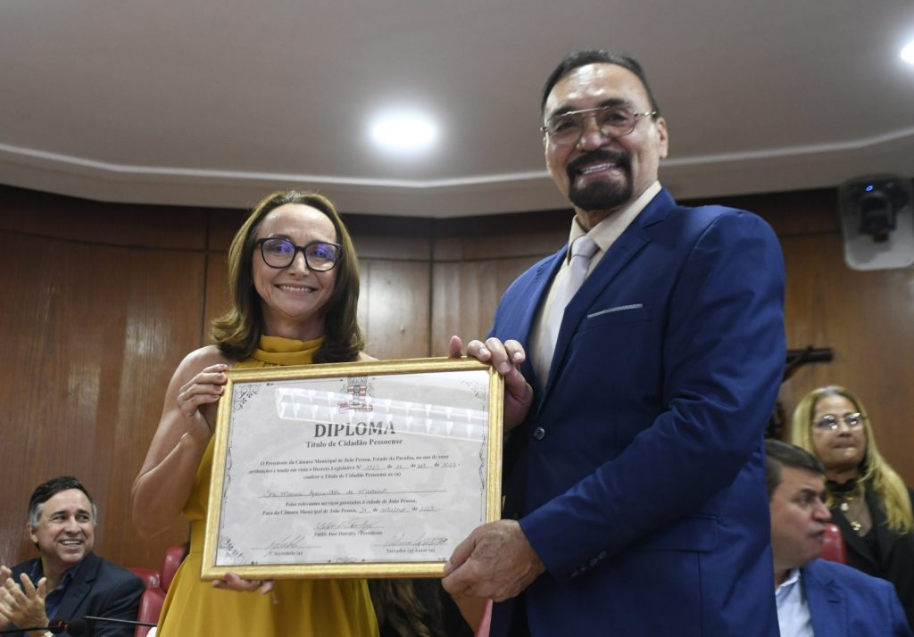 Câmara Municipal de João Pessoa homenageia CEO do Grupo Delta com cidadania pessoense
