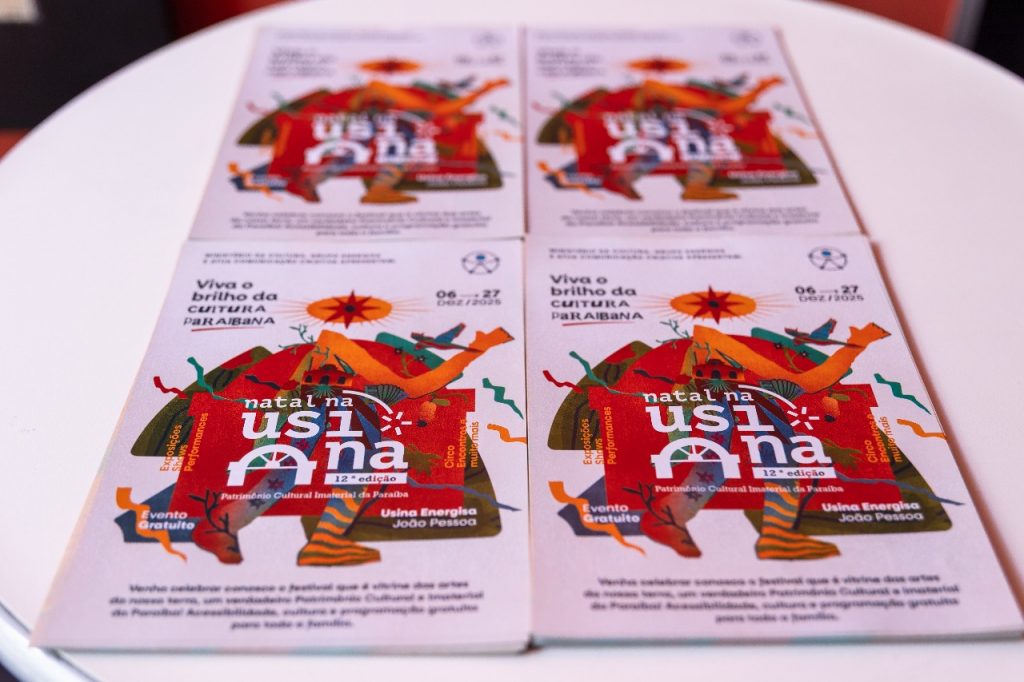 Natal da Usina 2025 terá programação gratuita de 6 a 27 de dezembro em João Pessoa