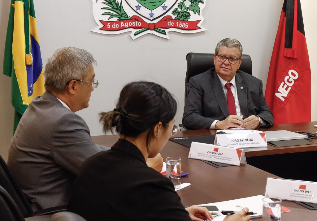 Governador recebe embaixador da China no Brasil e fortalece relações diplomáticas e comerciais