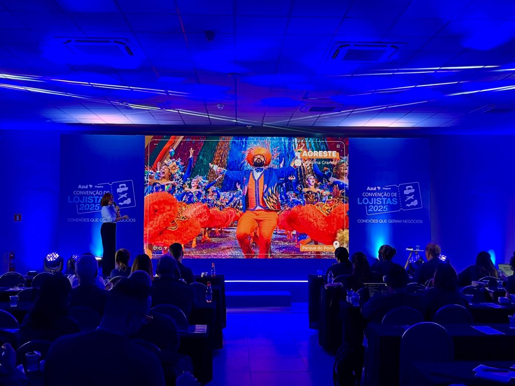 Paraíba promove turismo em convenção de lojistas da Azul Viagens