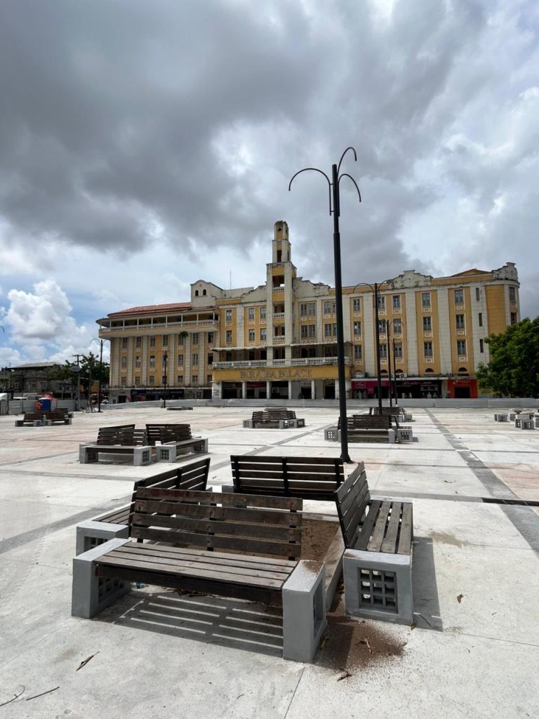 Obras do Ponto de Cem Réis e da Rua Duque de Caxias estão em fase de conclusão