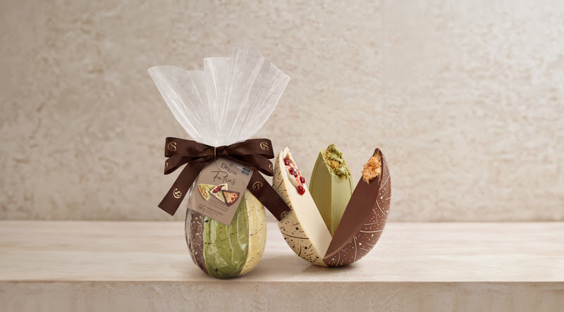 Cacau Show lança Ovo Dreams em Fatias com três sabores em um único produto