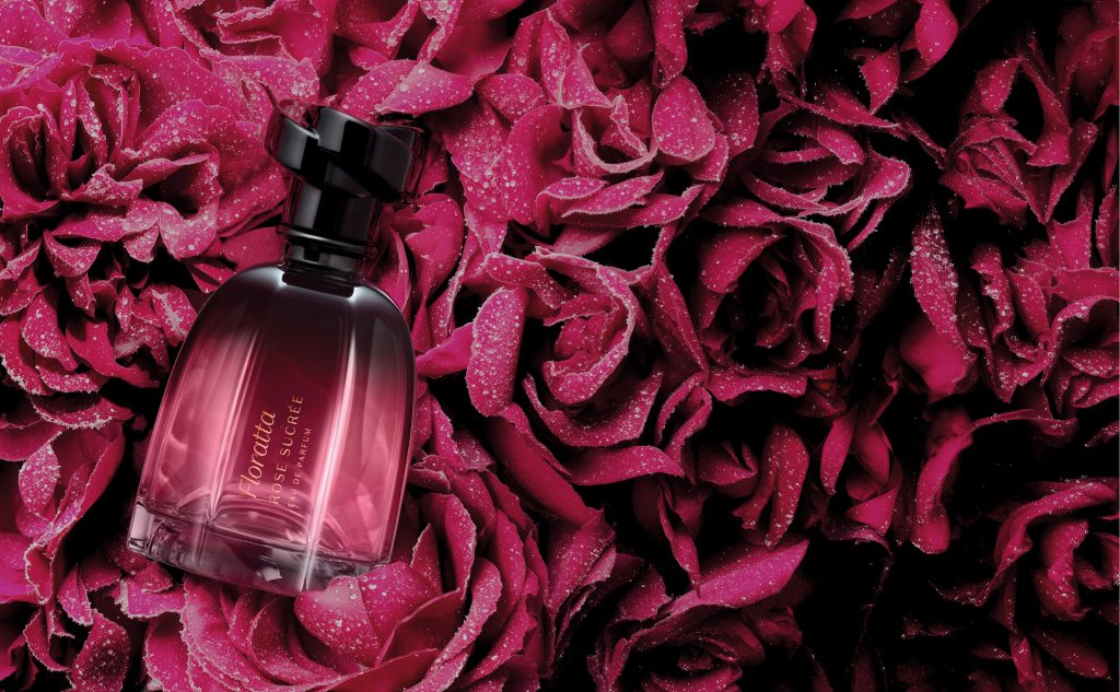 O Boticário apresenta Floratta Rose Sucrée com a potência olfativa da rosa Damascena açucarada em uma releitura da alta pâtisserie francesa
