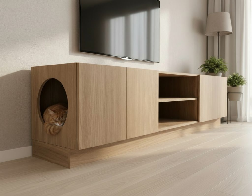 De mesa lateral a rack com espaço para pets: móveis inteligentes ajudam a ampliar o uso dos ambientes