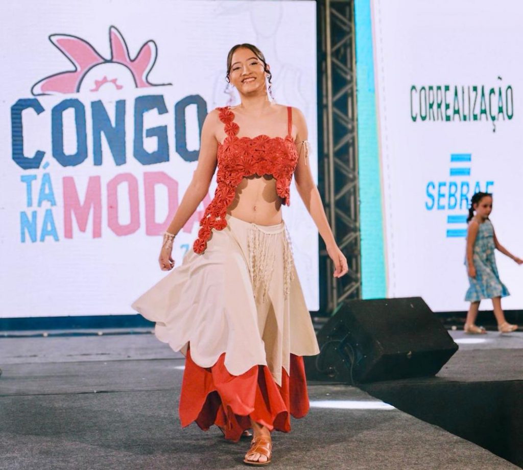 Sebrae apoia coleção autoral “Sol Rupestre” lançada no Congo Tá Na Moda 2026