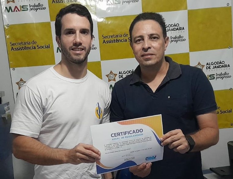 Milagre Sertão recebe certificação por trabalho realizado em Algodão de Jandaíra