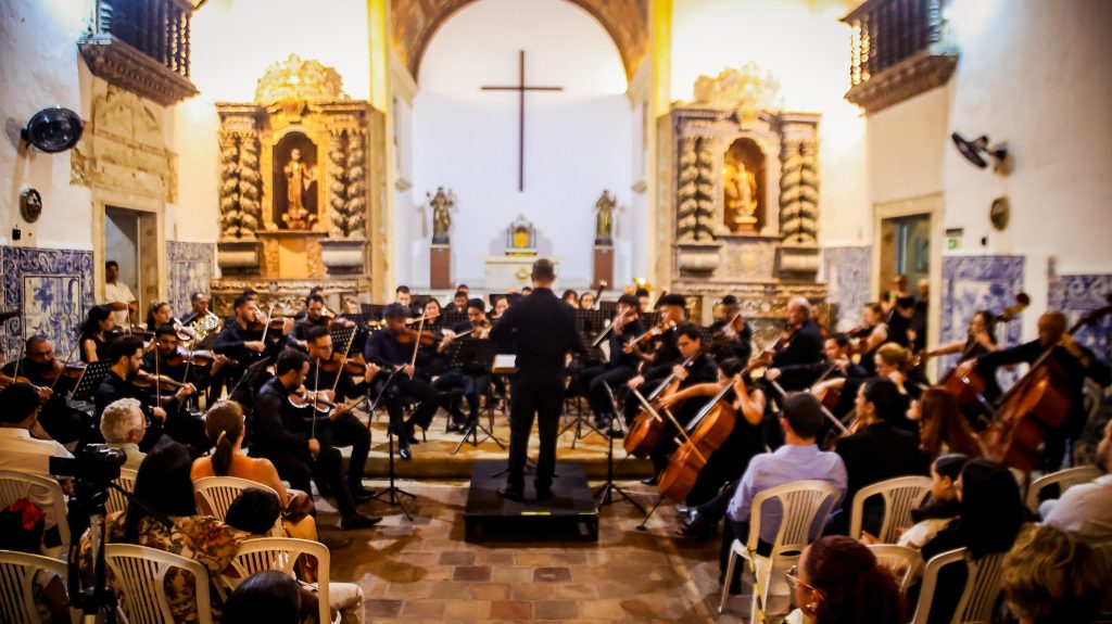 Orquestra Sinfônica Municipal realiza concerto com obras de Weber e Beethoven no Centro Histórico
