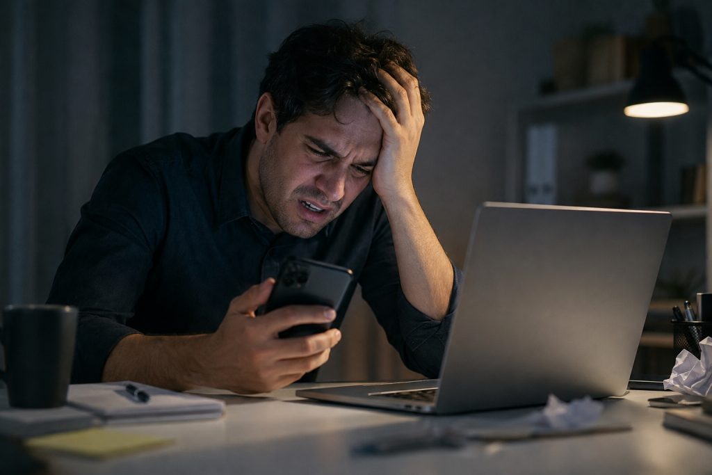 Excesso de telas sobrecarrega o cérebro e afeta saúde mental dos adultos