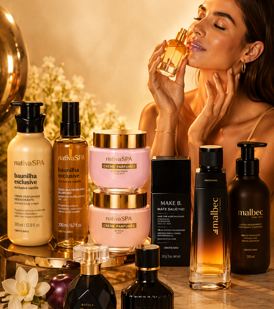 O Boticário reúne novas fragrâncias e produtos para diferentes momentos de beleza
