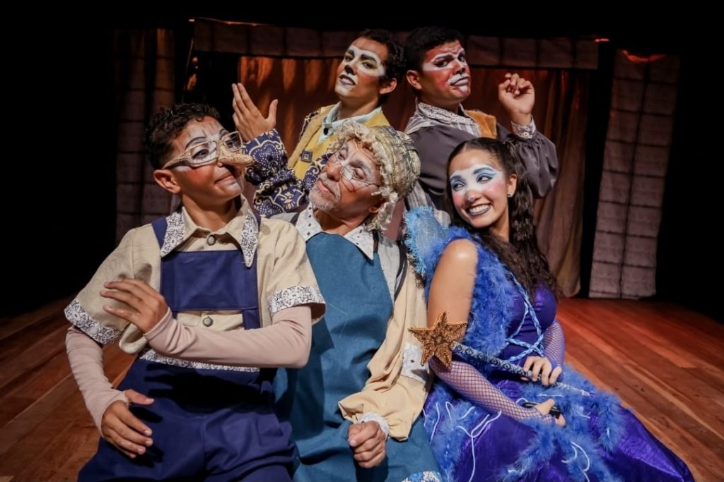 Pinóquio ganha vida em musical infantil no Teatro Paulo Pontes, dias 12 e 13 de setembro