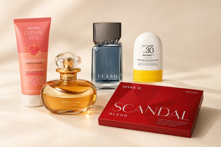 Da alta perfumaria aos itens de beleza para o sport care, O Boticário reúne novidades para o mês de outubro